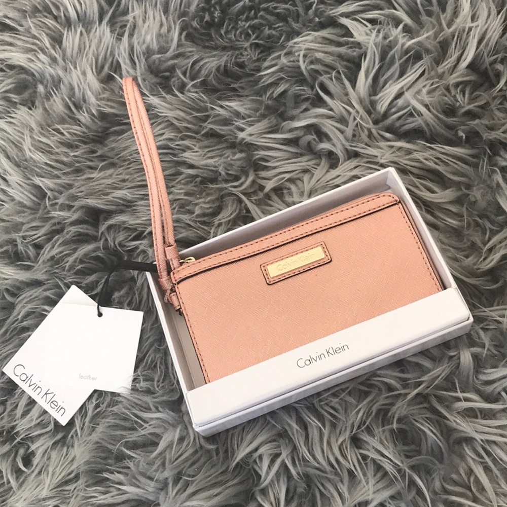 Calvin Klein Rose Gold wallet/mini purse - NEW!
